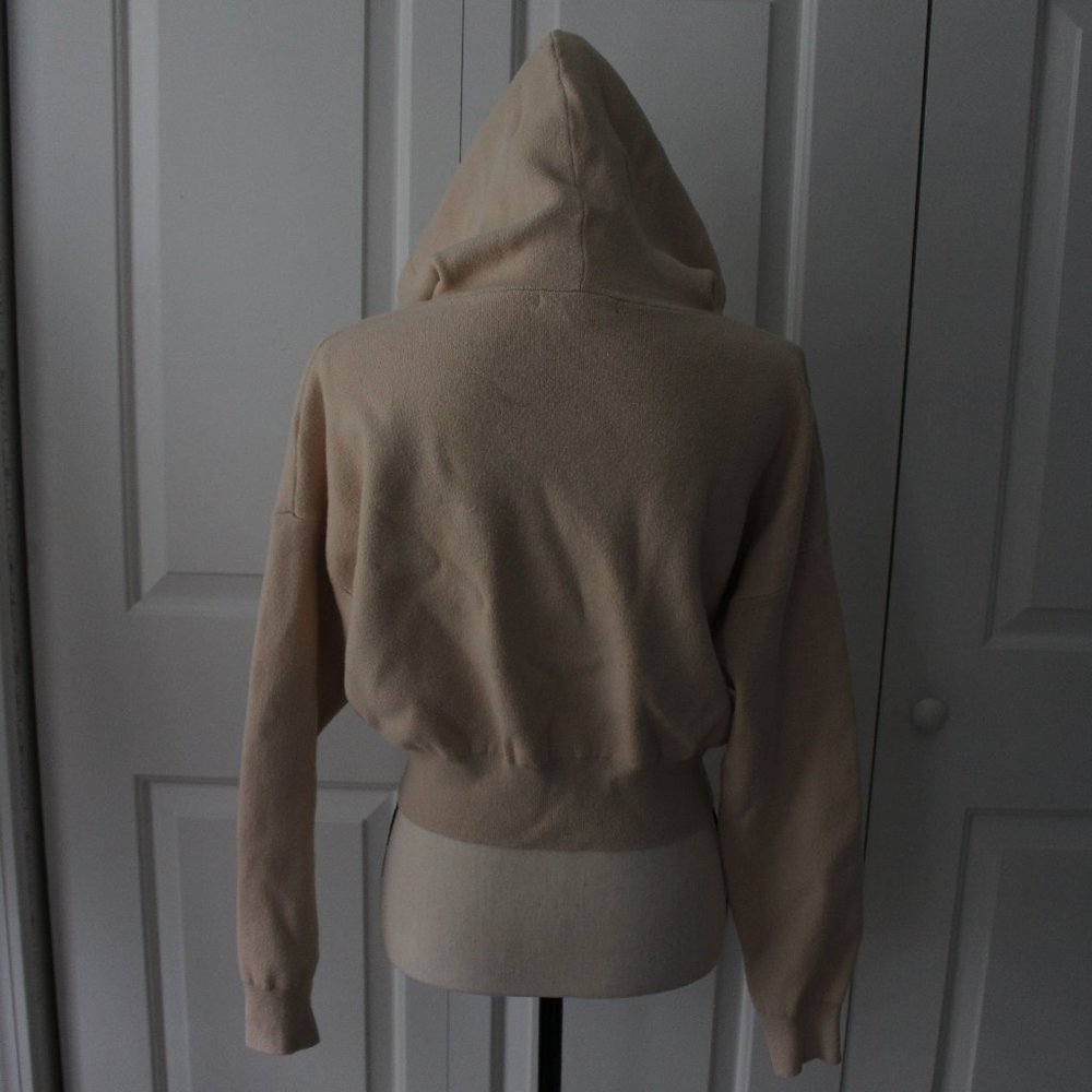 Forever 21 Beige Cropped Hoodie - Picture 5 of 9